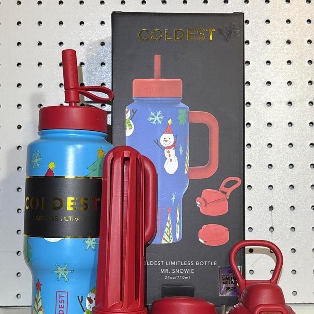COLDEST Mr. Snowie 24oz Limitless Ultra V8 Bottle